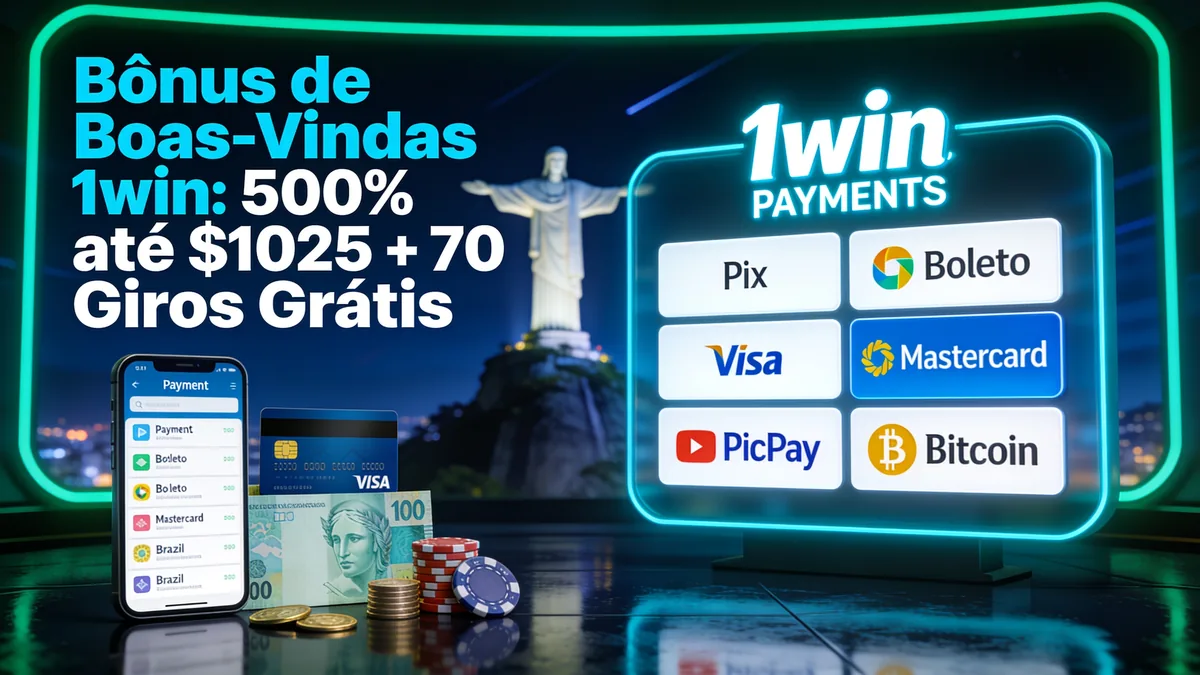 1win no Brasil — Bônus de Boas-Vindas 1win: 500% até $1025 + 70 Giros Grátis